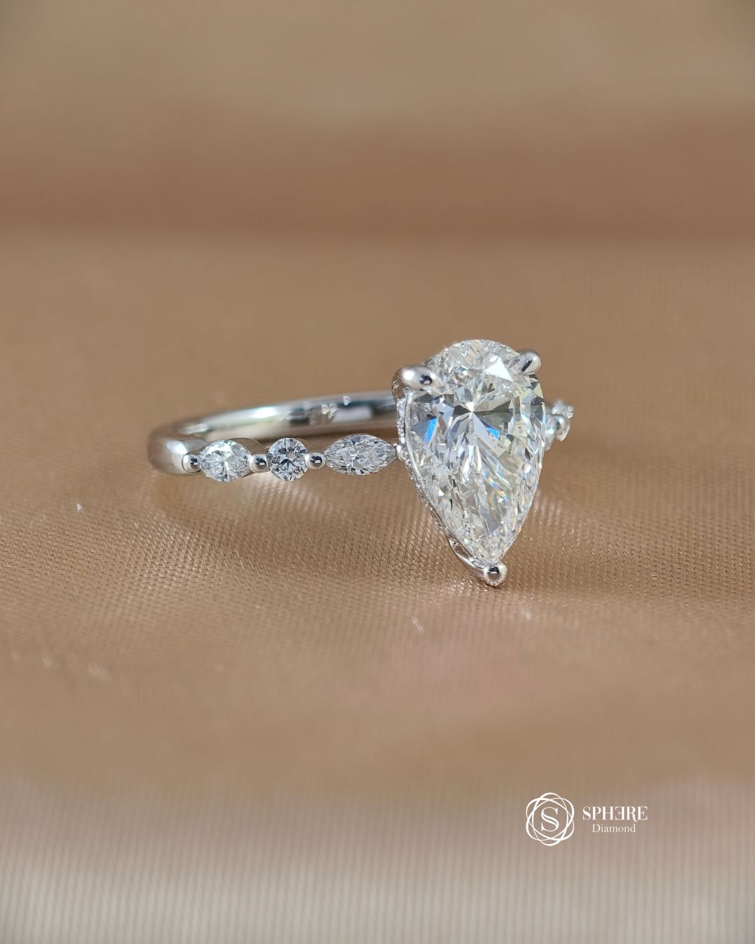 Emily Pear Ring