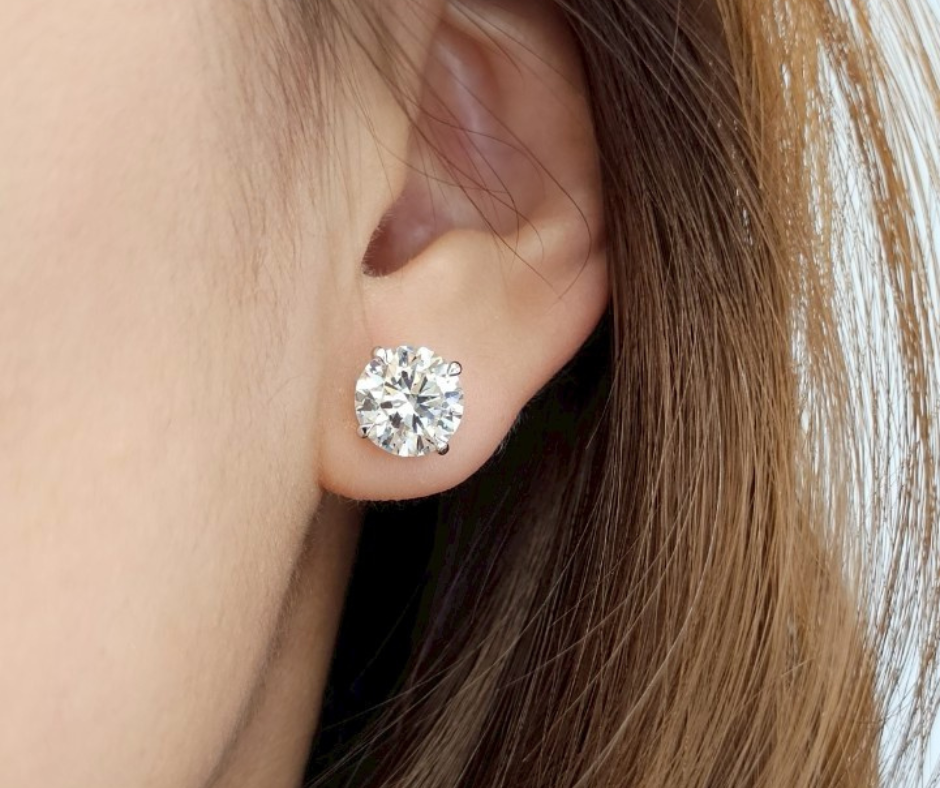 Round Stud Diamond
