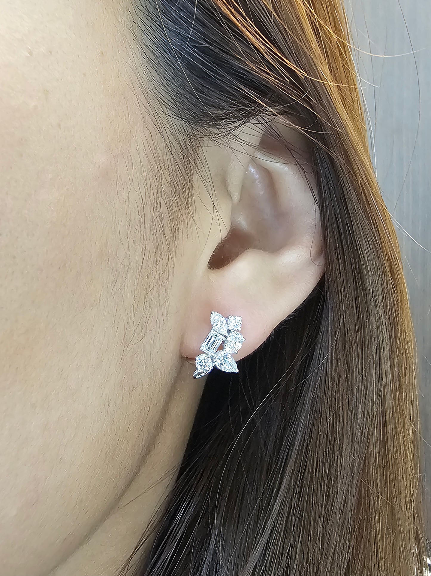 Fancy Diamond Earring