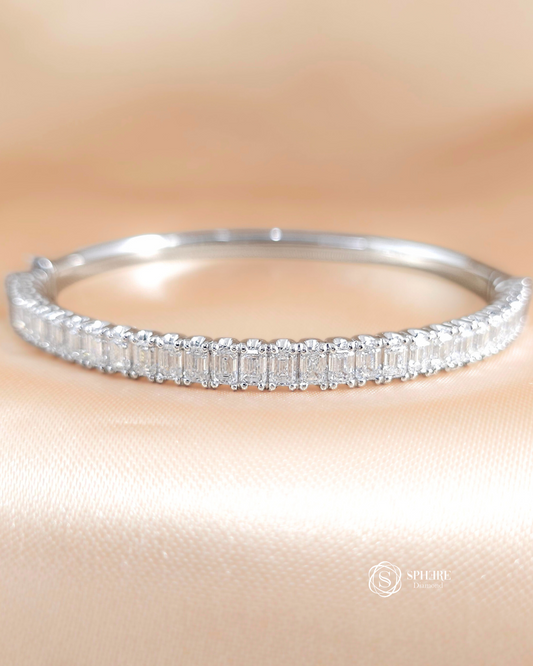 Classic Emerald Cut Bangle