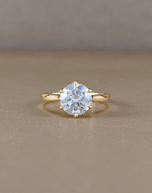 Aurielle Tulip Lab Grown Diamond Engagement Ring | IGI Certified