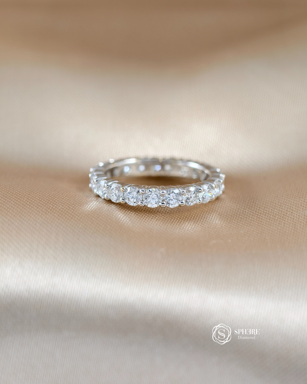 The Classic Eternity Sparkle Ring