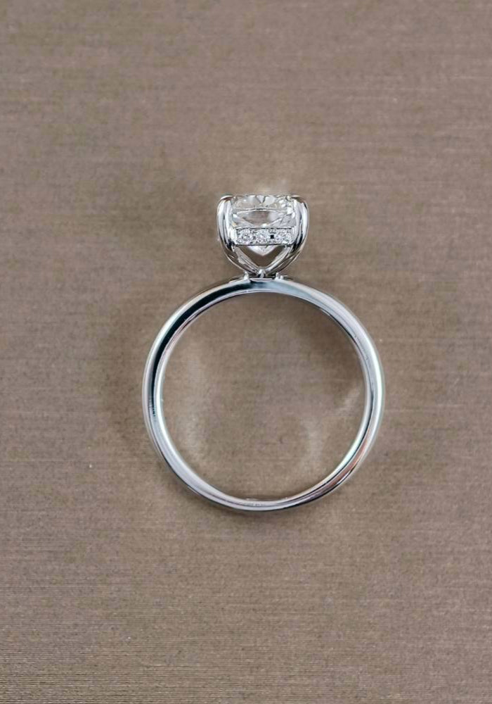 Gallery profile of Hidden Halo Cushion Lab Grown Diamond Engagement Ring in Bangkok | Sphere Diamond
