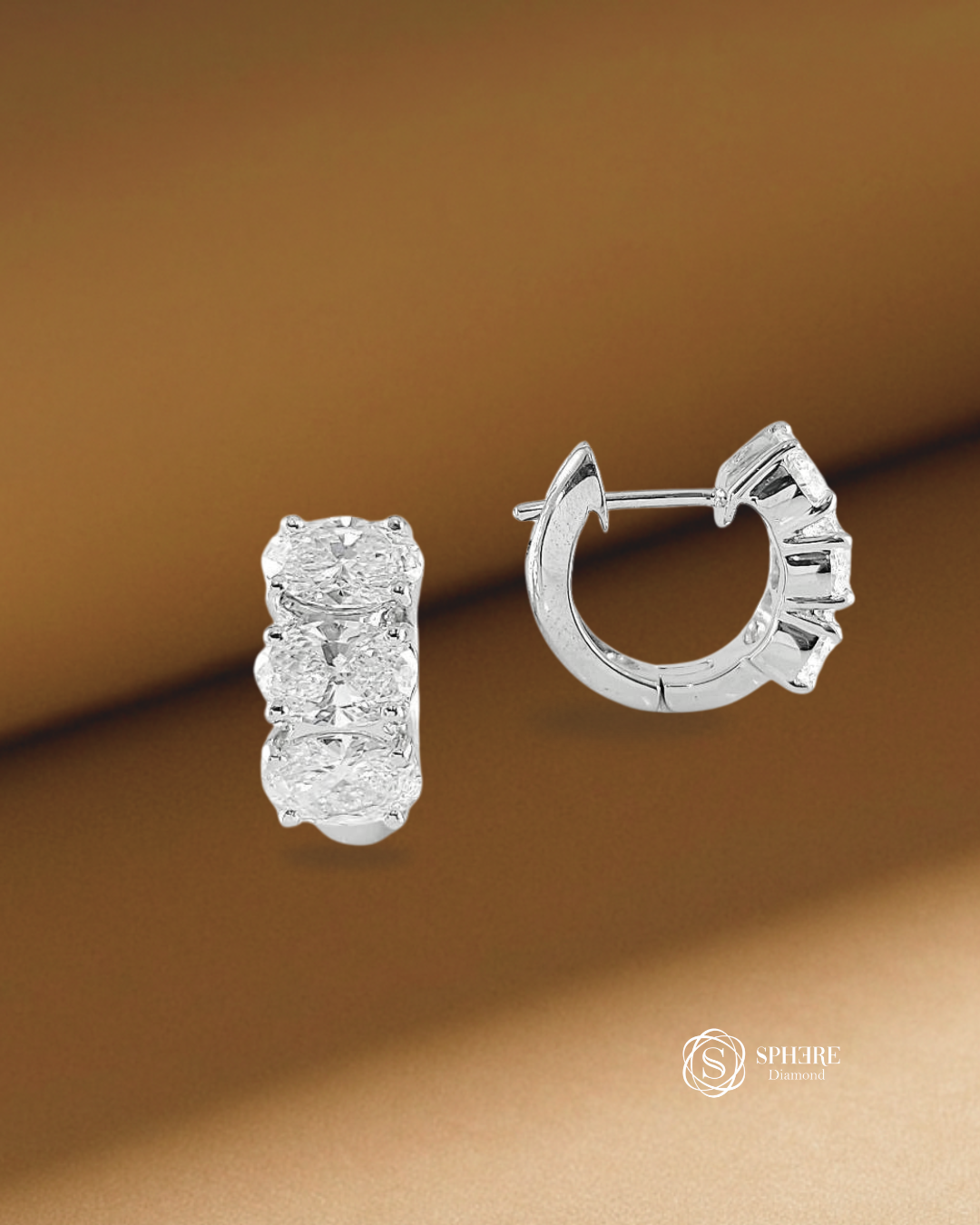 Oval Hoop Earring