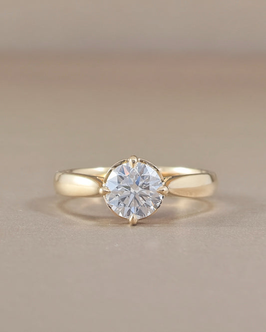 Love Classic Round Brilliant Lab Grown Diamond Solitaire Ring Sphere Diamond Bangkok
