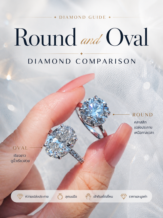 Round vs Oval Diamond: Which Shape Is Better for Your Lab Grown Diamond Ring?