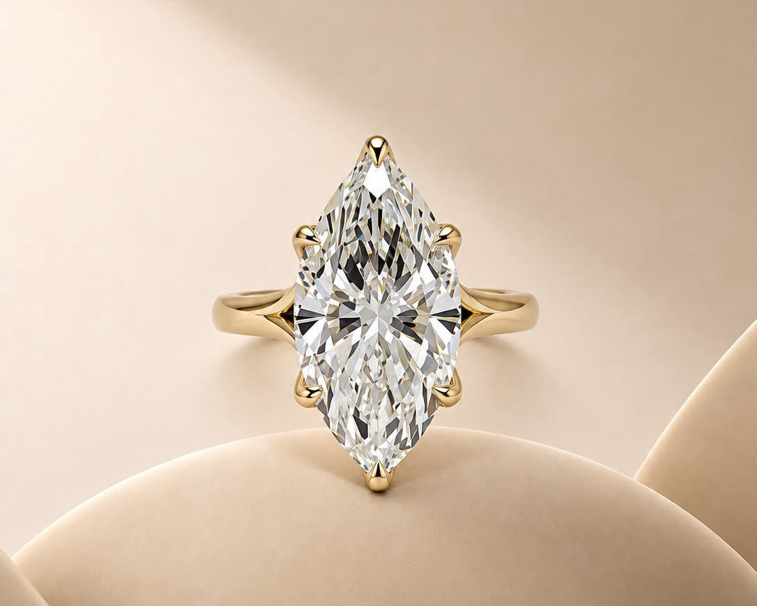 Marquise Cut Diamond Engagement Rings | IGI Certified Lab Grown Diamonds | Sphere Diamond