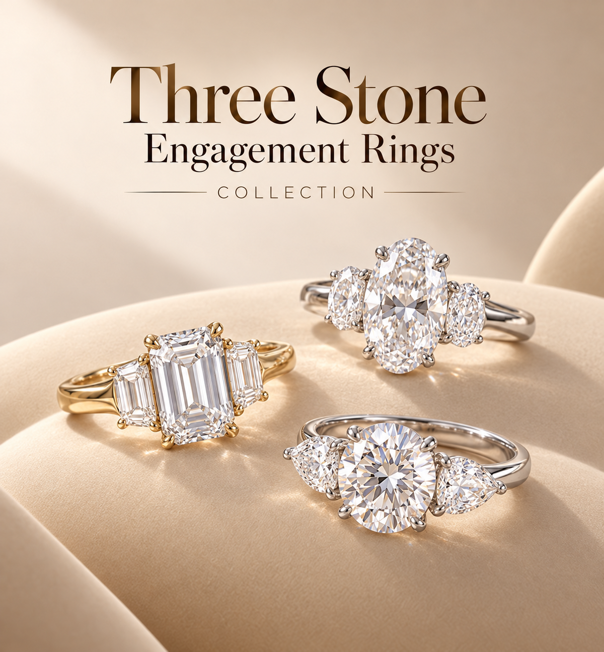 Three Stone Engagement Rings