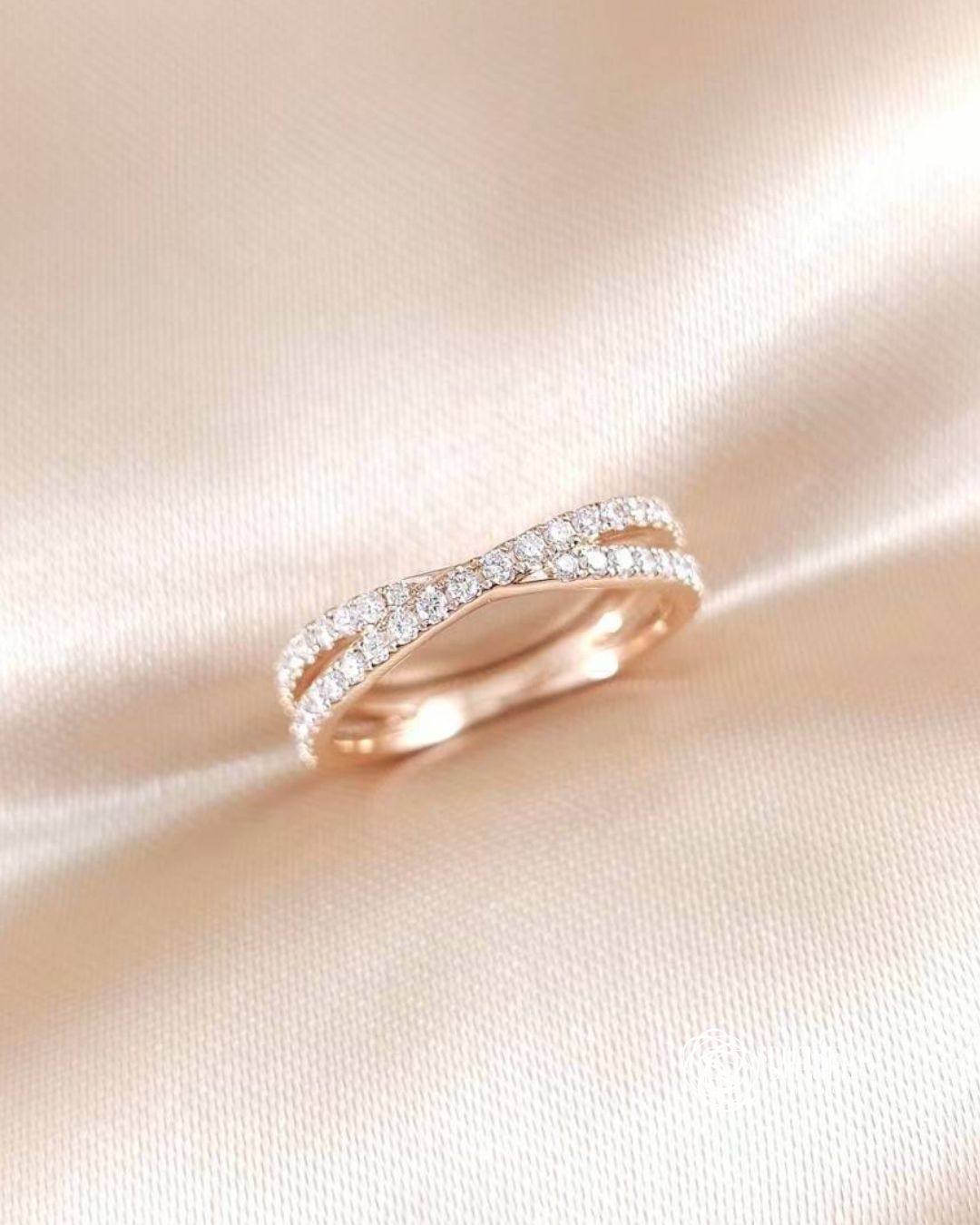 Round Cut Diamond Half Eternity Ring
