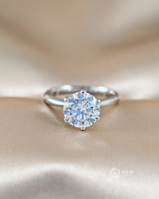 Six Prong Classic Round Brilliant