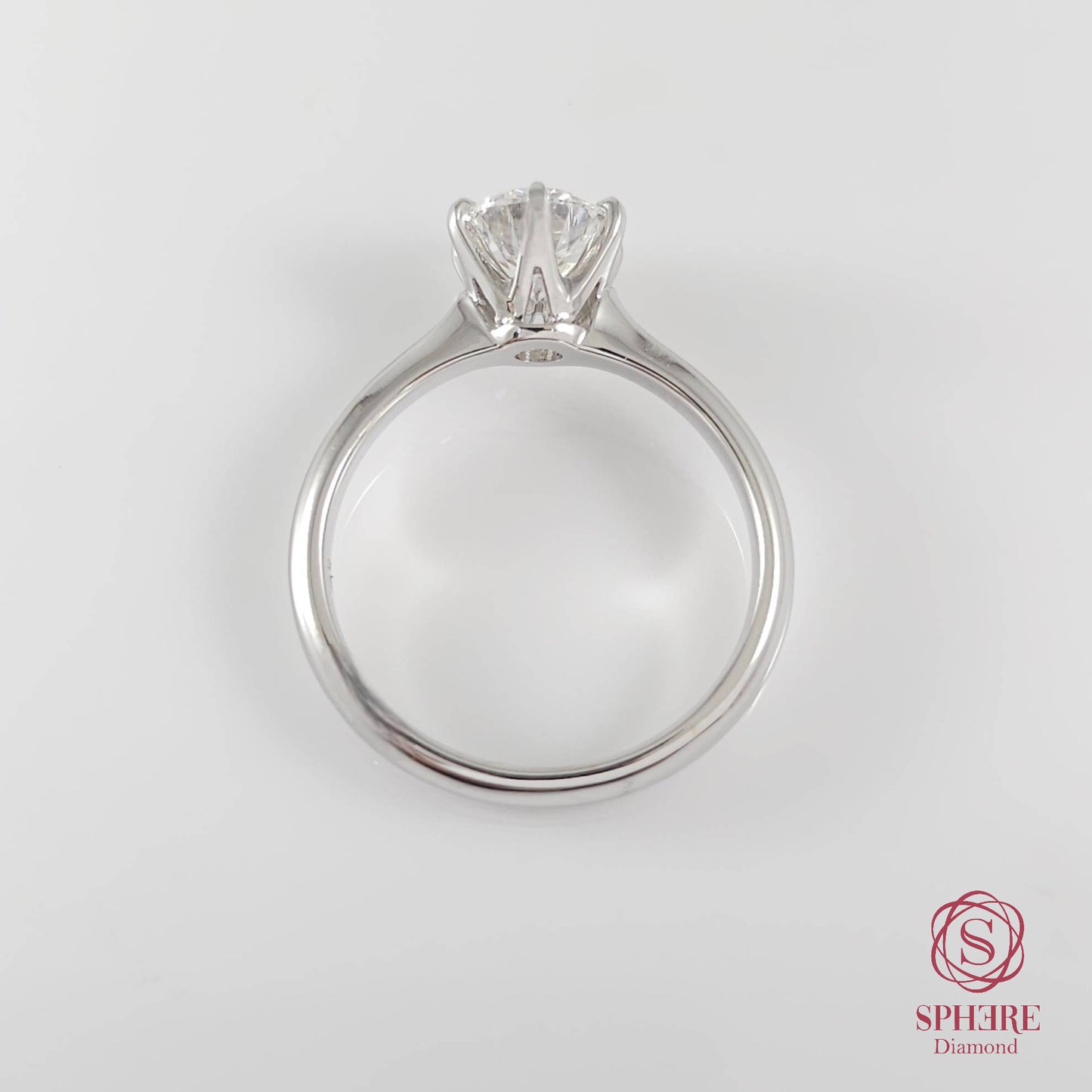 Classic Solitaire 6 Prong Diamond Ring