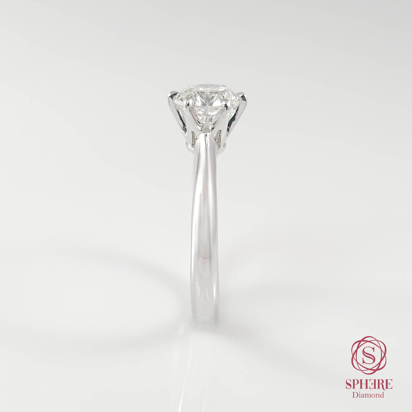 Classic Solitaire 6 Prong Diamond Ring