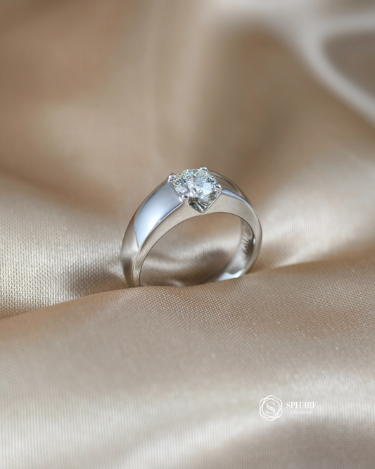 Classic Bold - Men's Round Diamond Ring