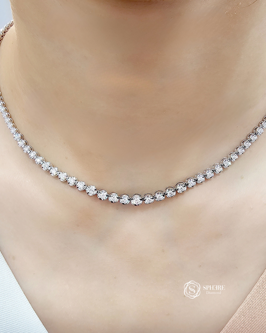 Eternal Radiance Tennis Necklace