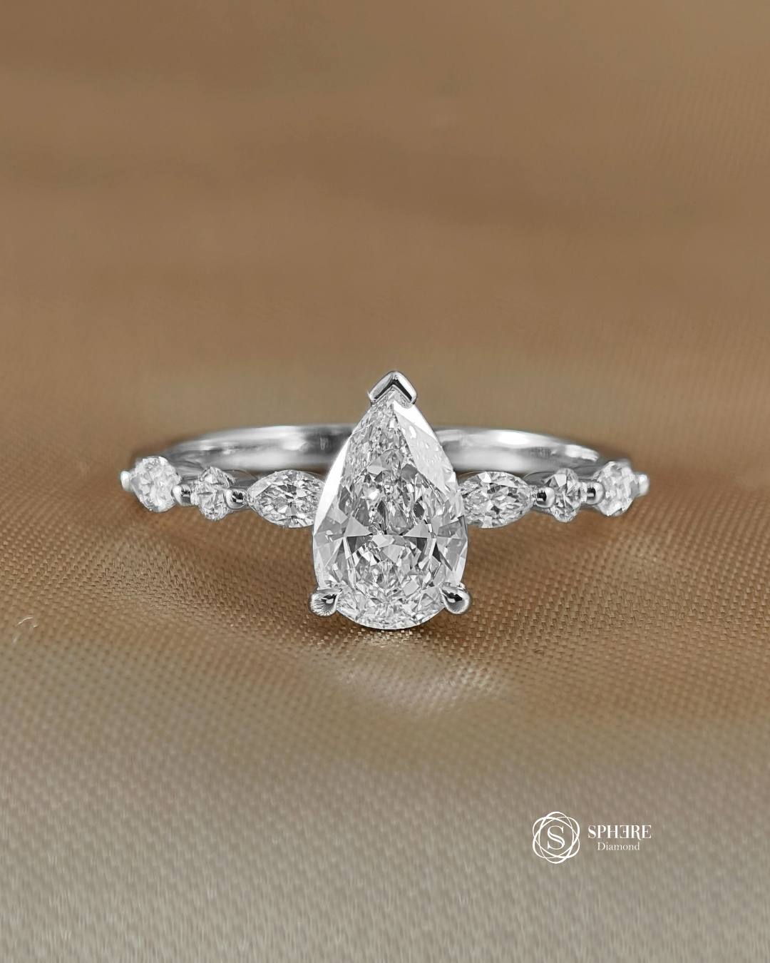 Emily Pear Ring