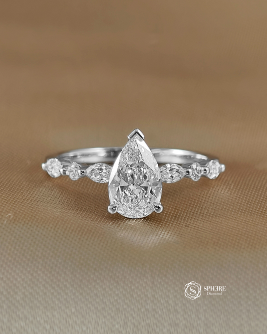 Emily Pear Ring