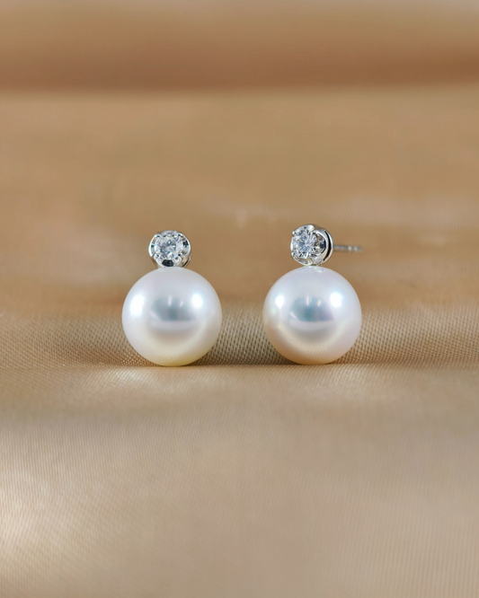 Luna Grace Pearl Studs