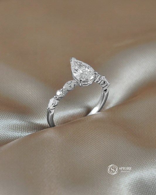 Emily Pear Ring