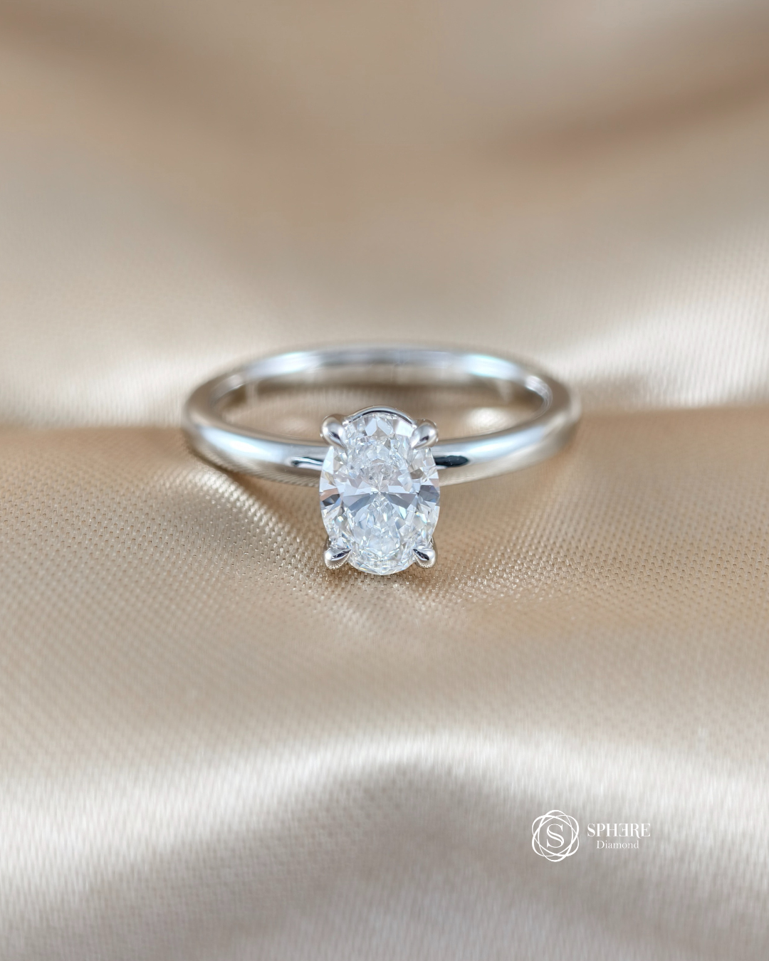 1 Carat Oval Cut Solitaire