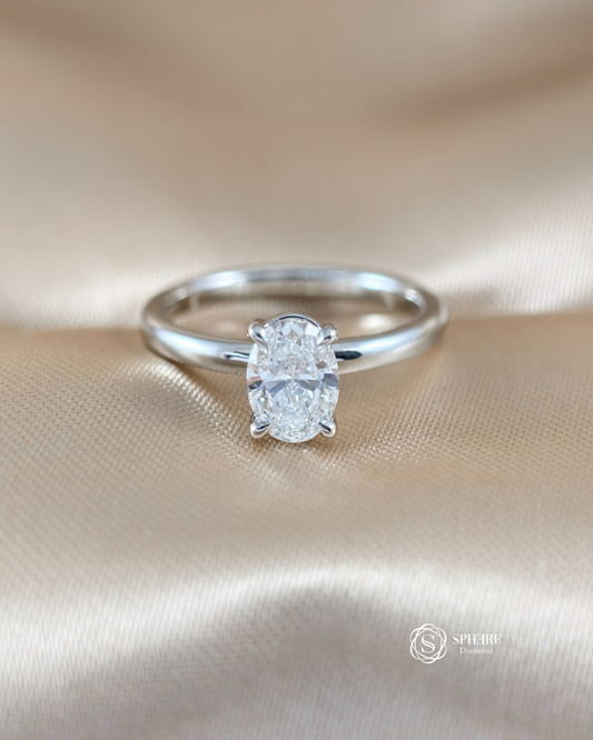 1 Carat Oval Cut Solitaire