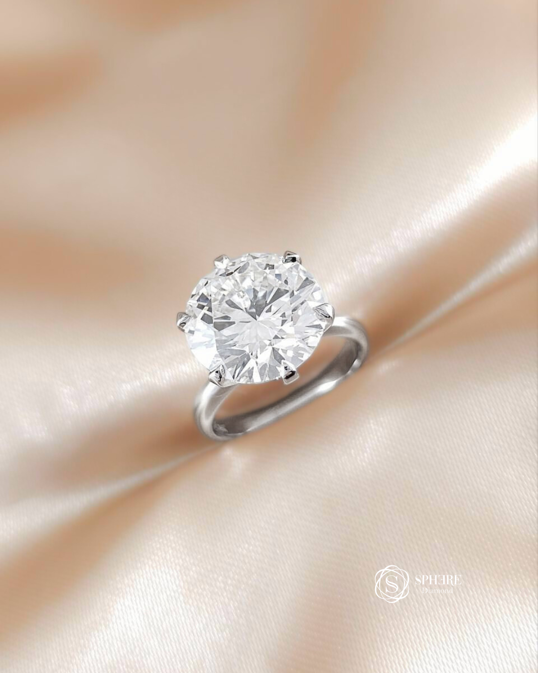 6 Prong Round Cut Solitaire