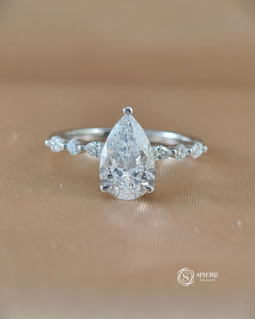 Emily Pear Ring
