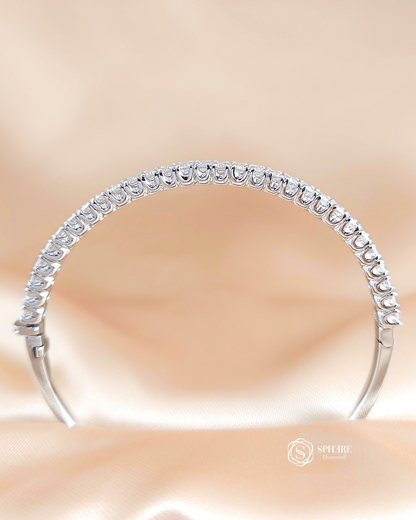 Classic Emerald Cut Bangle
