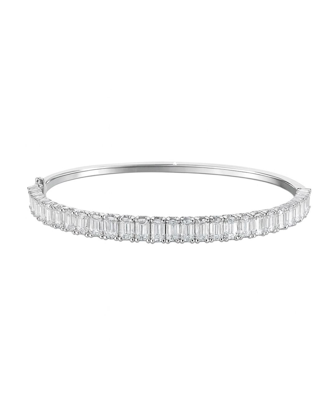 Classic Emerald Cut Bangle