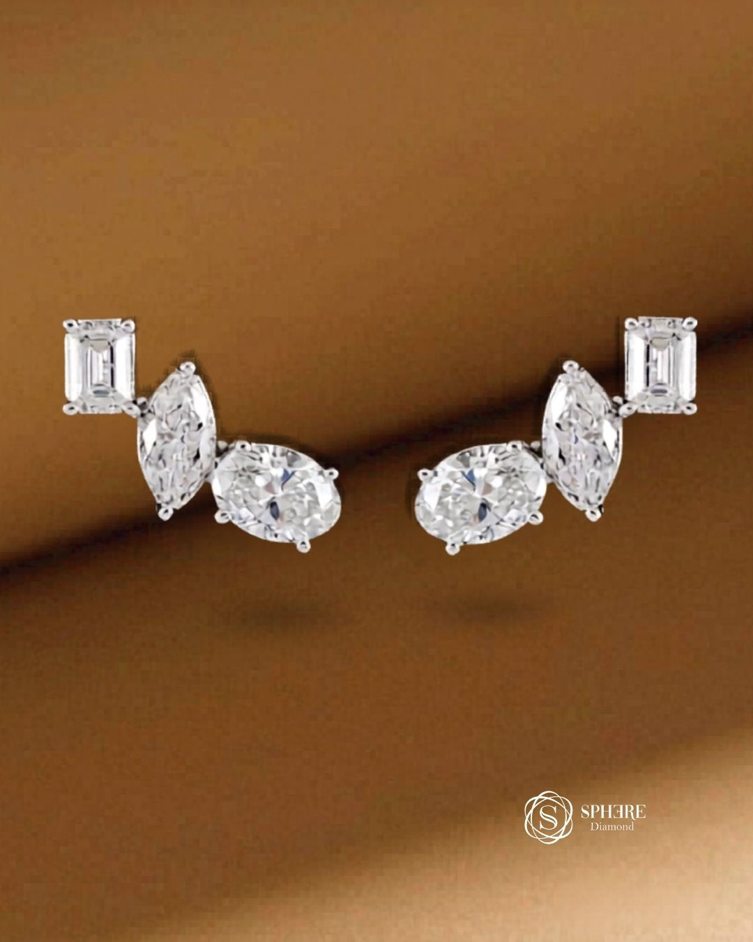 Mix Fancy Stud Earring Diamond