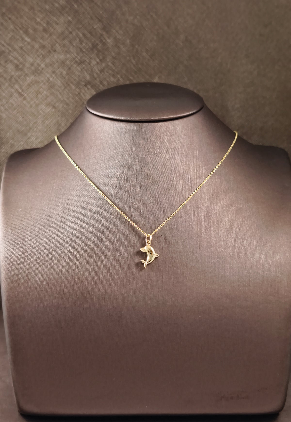 Gold Dolphin Pendant