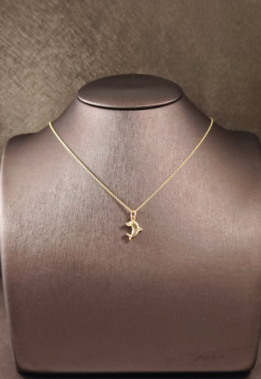 Gold Dolphin Pendant