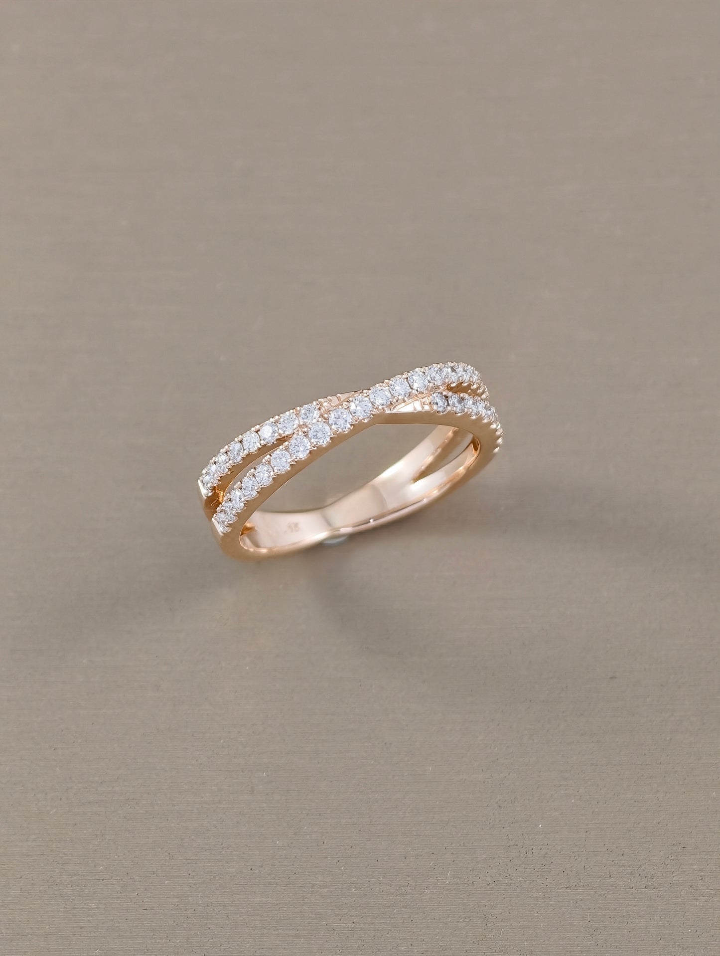 The Royal Crossover Pavé Lab Grown Diamond Ring