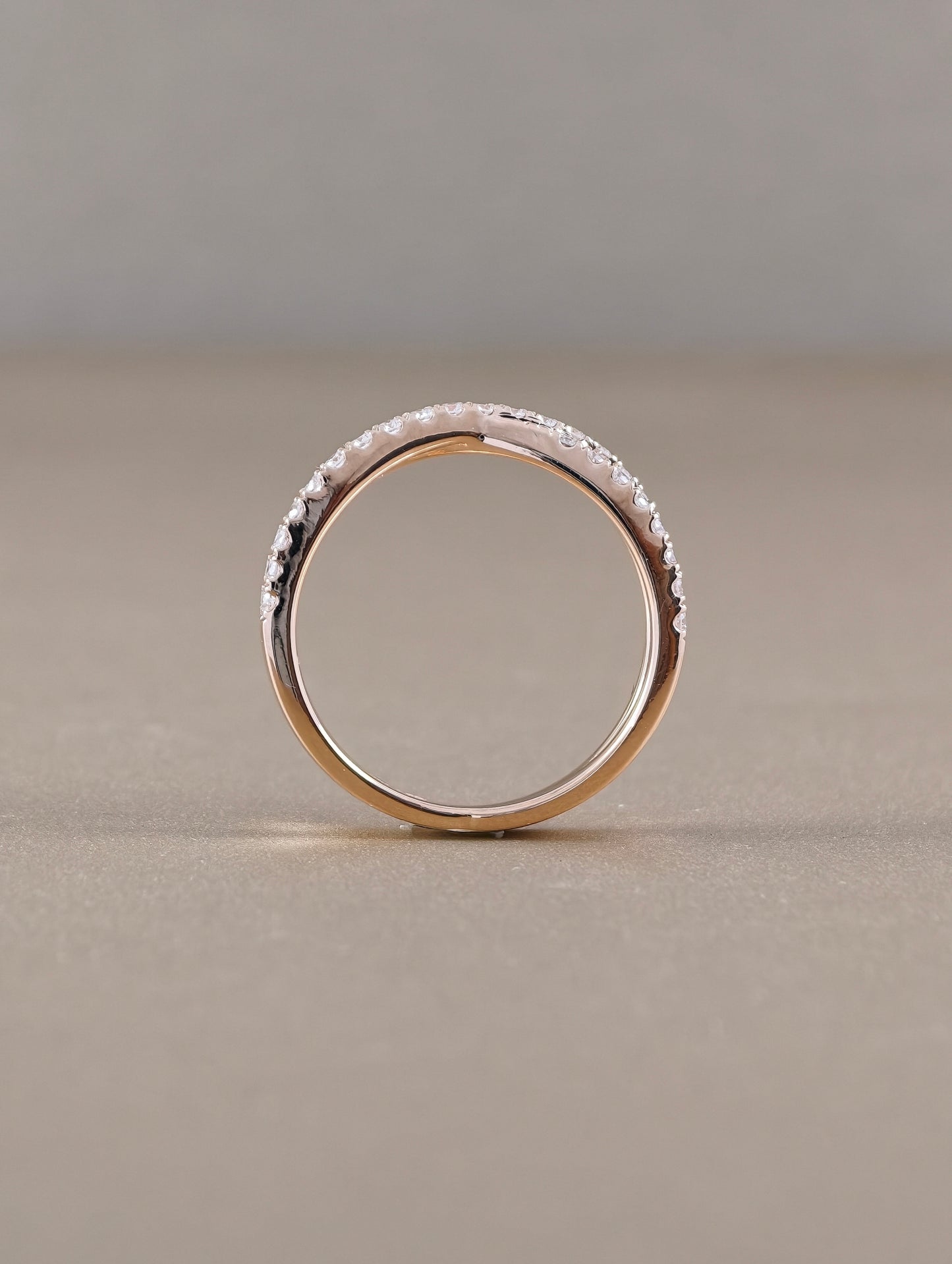 The Royal Crossover Pavé Lab Grown Diamond Ring