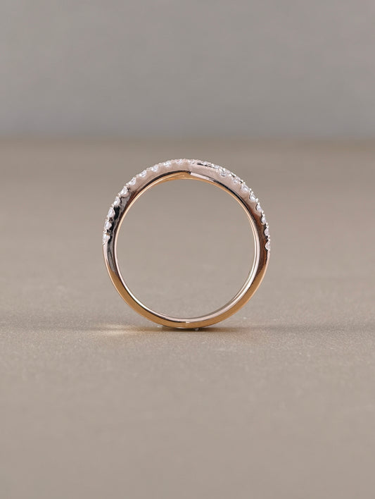 The Royal Crossover Pavé Lab Grown Diamond Ring