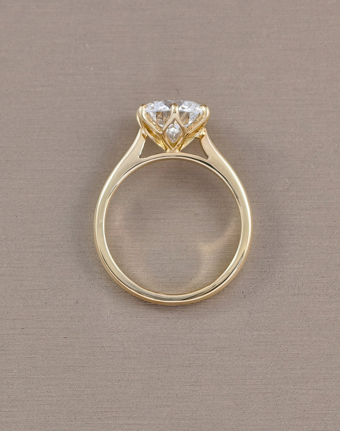 Aurielle Tulip Lab Grown Diamond Engagement Ring | IGI Certified
