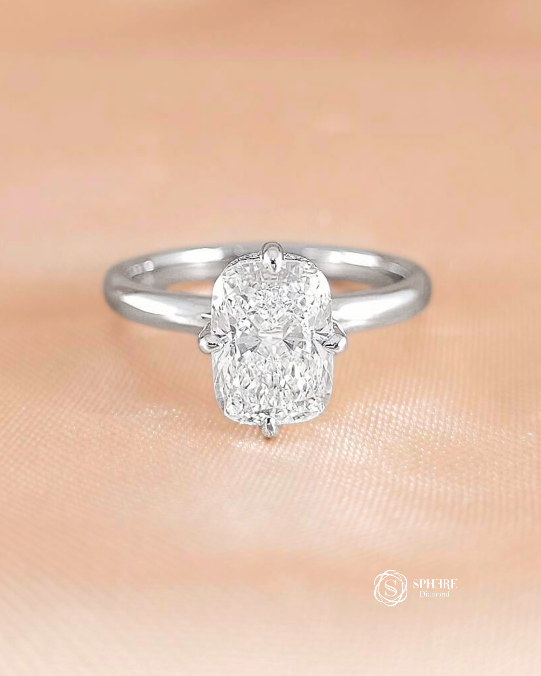 Solitaire Cushion Cut Diamond