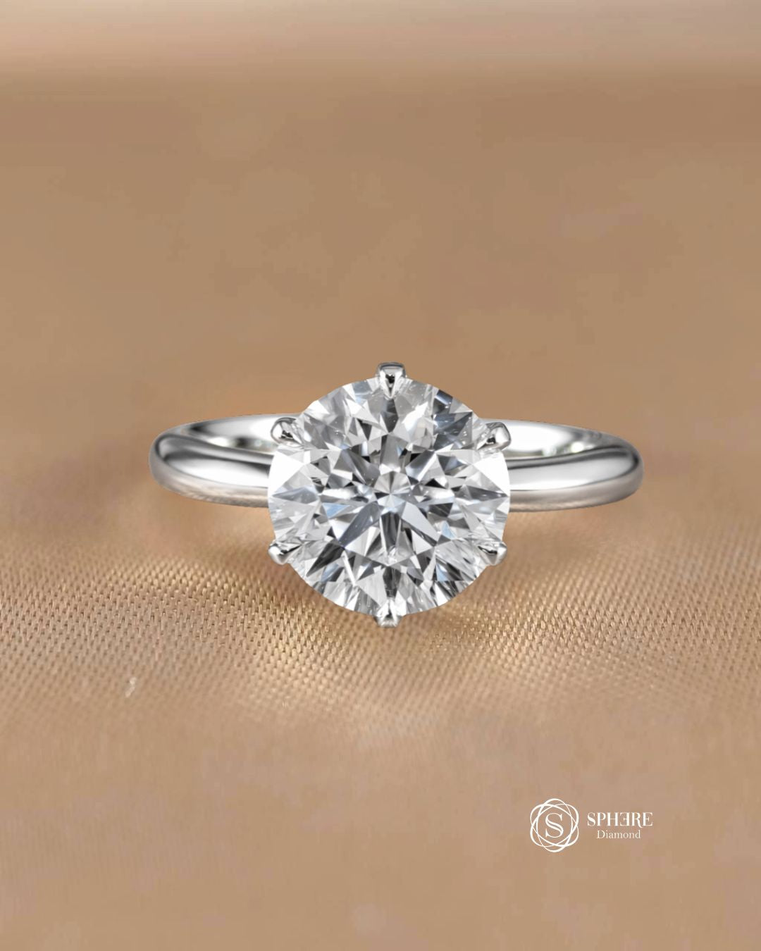 Six Prong Classic Round Brilliant