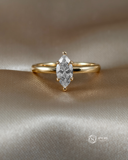 1 Carat Marquise Cut Solitaire