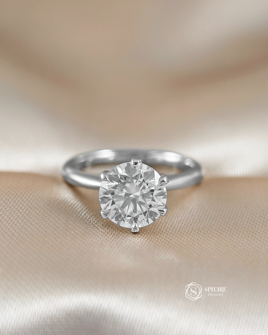 Six Prong Classic Round Brilliant