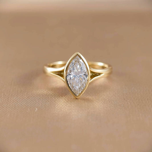 Marquise Lab Grown Diamond Engagement Ring in Bangkok | Sphere Diamond