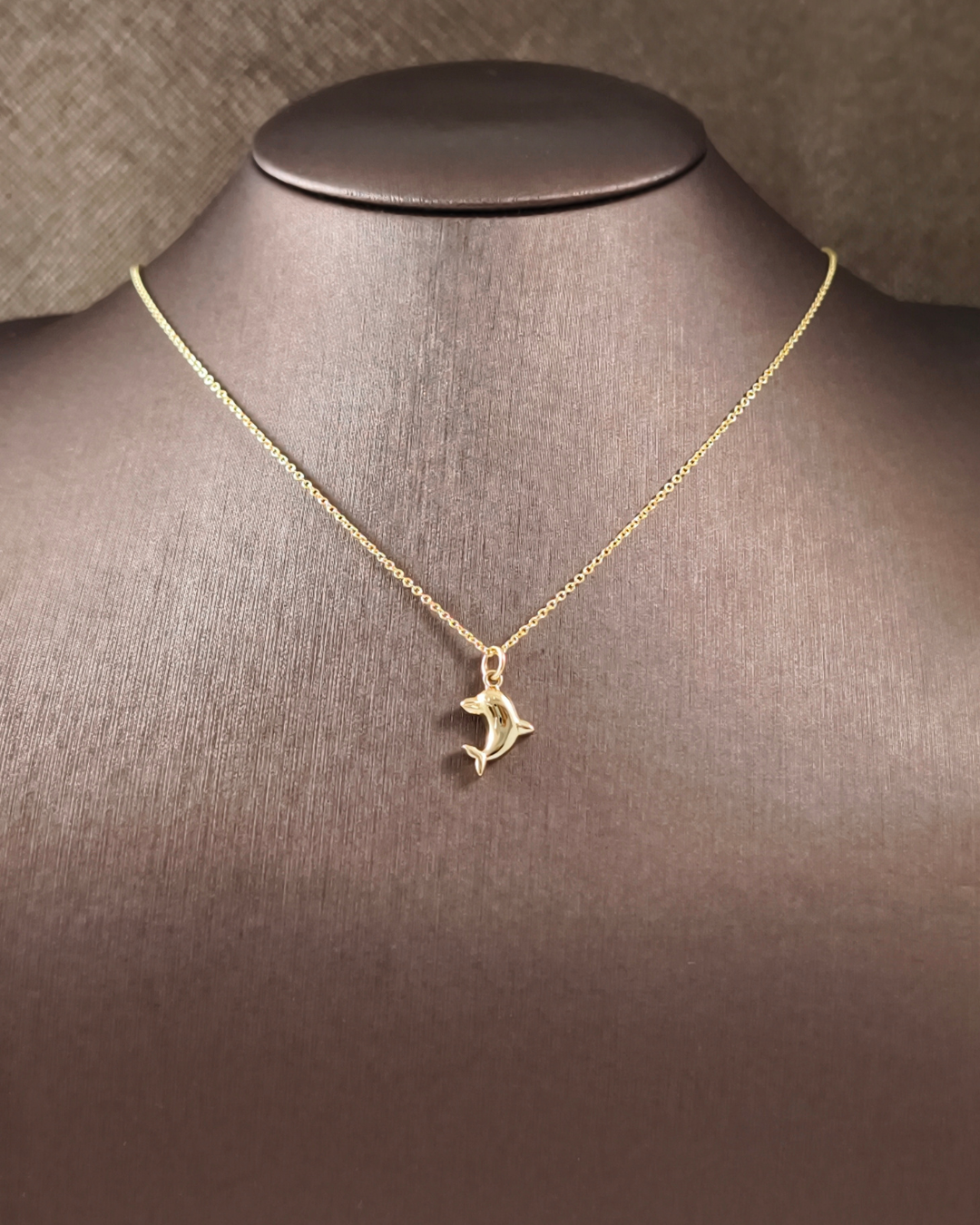 Gold Dolphin Pendant by Sphere Diamond Bangkok Thailand