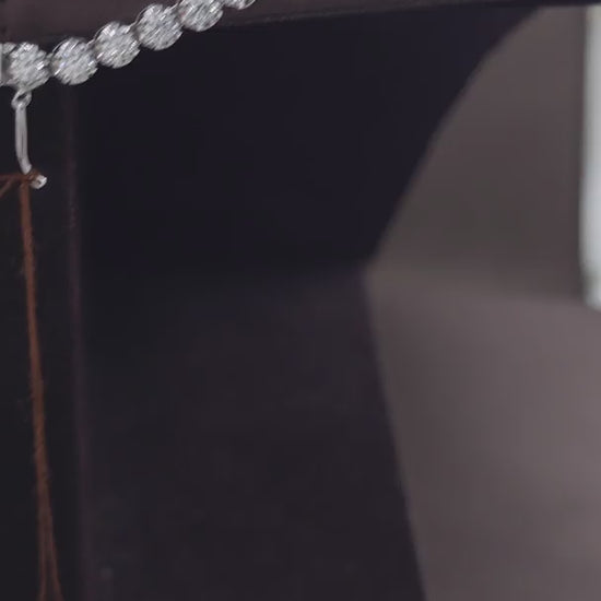 Round Cut Lab Grown Diamond Tennis Necklace | Sphere Diamond Bangkok Thailand