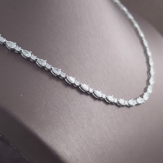 Fancy Lab Grown Diamond Necklace | Luxury Diamond Necklace | Sphere Diamond Bangkok Thailand