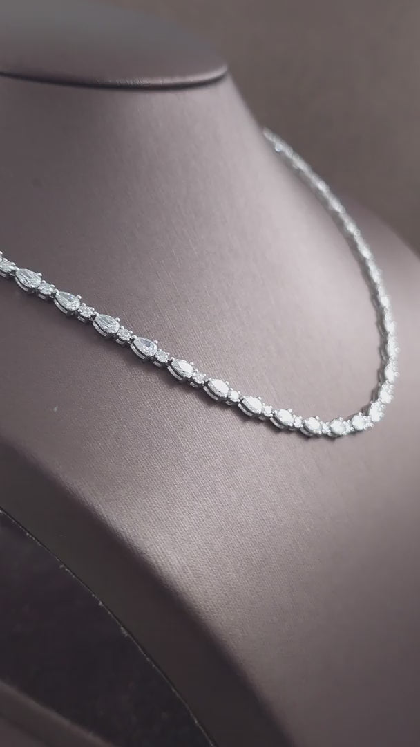 Fancy Lab Grown Diamond Necklace | Luxury Diamond Necklace | Sphere Diamond Bangkok Thailand