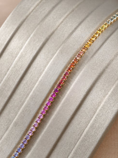 sapphire tennis bracelet 6