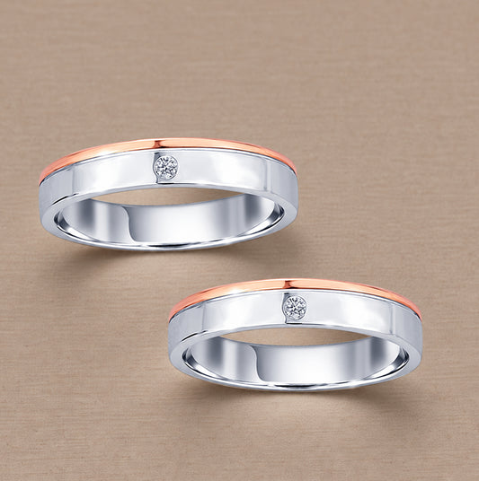 Flat Gloss Two Tone 1 Diamond