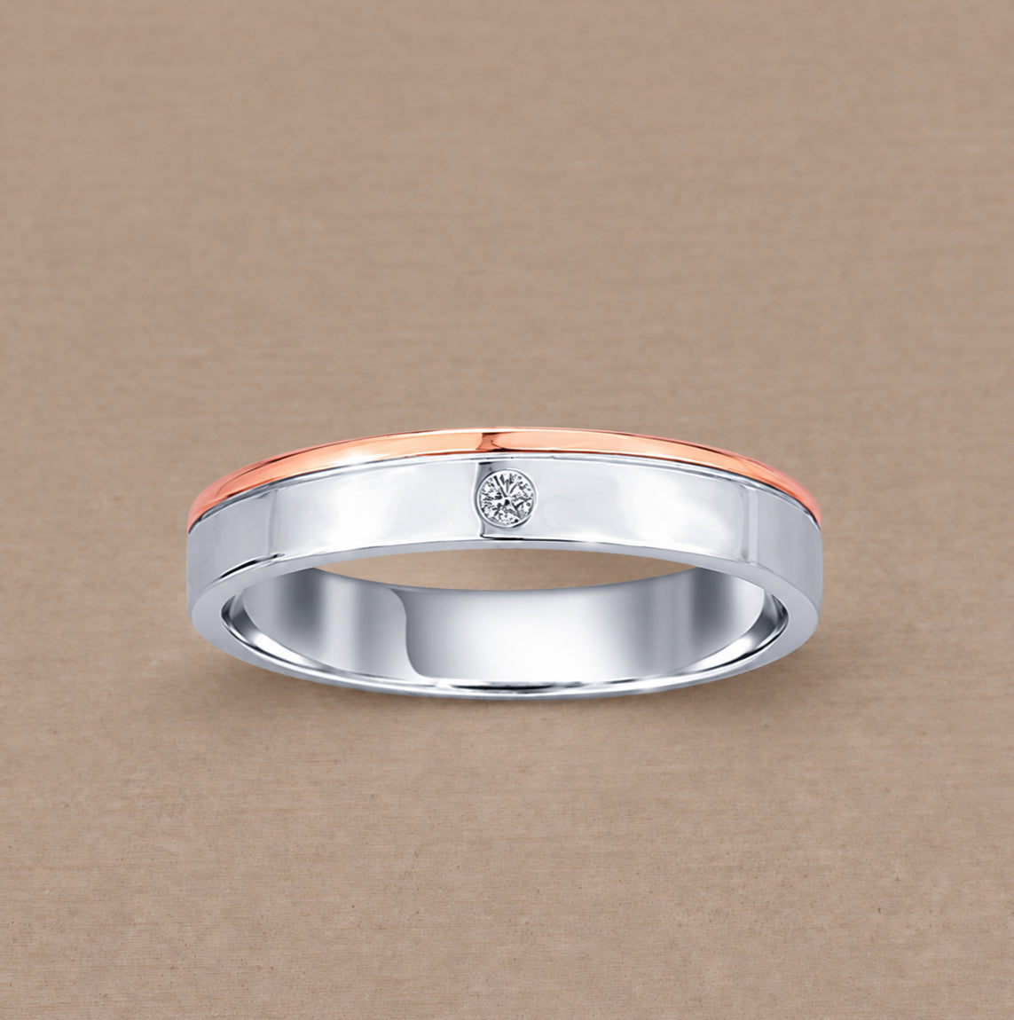 Flat Gloss Two Tone 1 Diamond